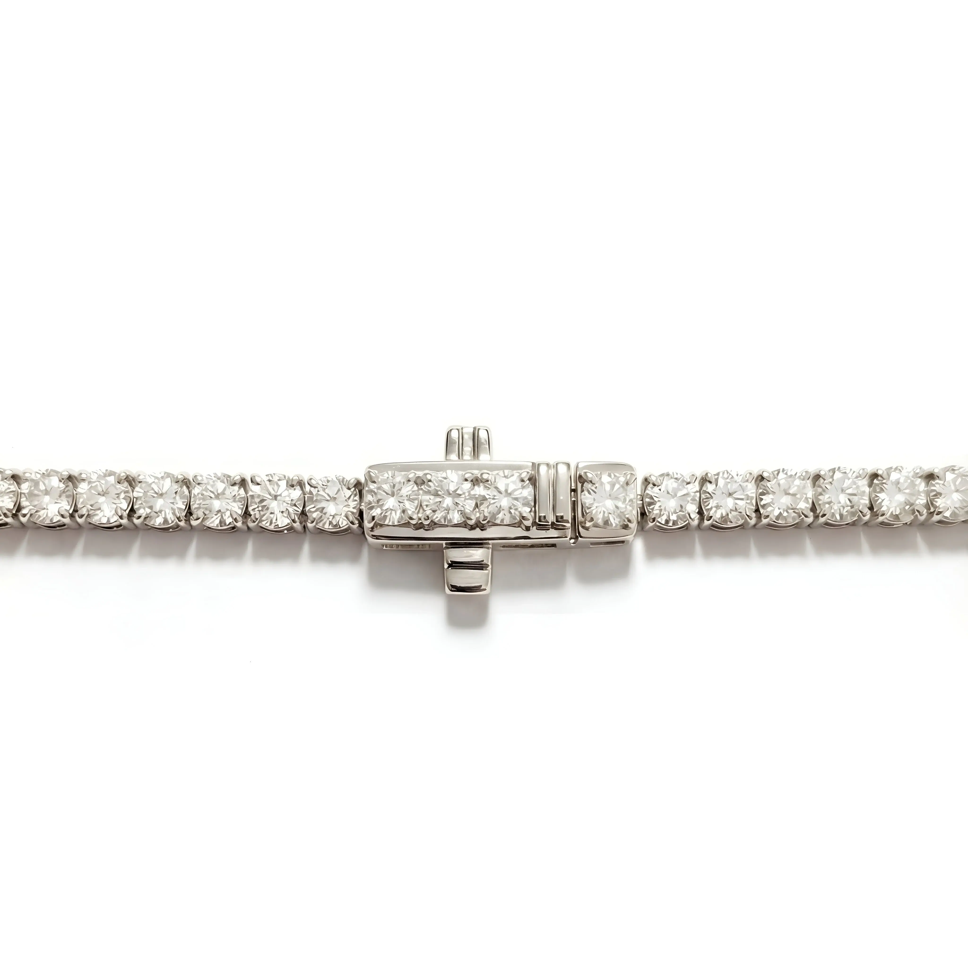 3 TCW Round Diamond Tennis Bracelet, Luxury Fine Jewelry 5