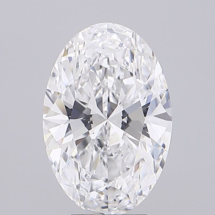3.00ct Oval Brilliant Cut Diamond, D Color VVS1 Clarity, IGI Certified